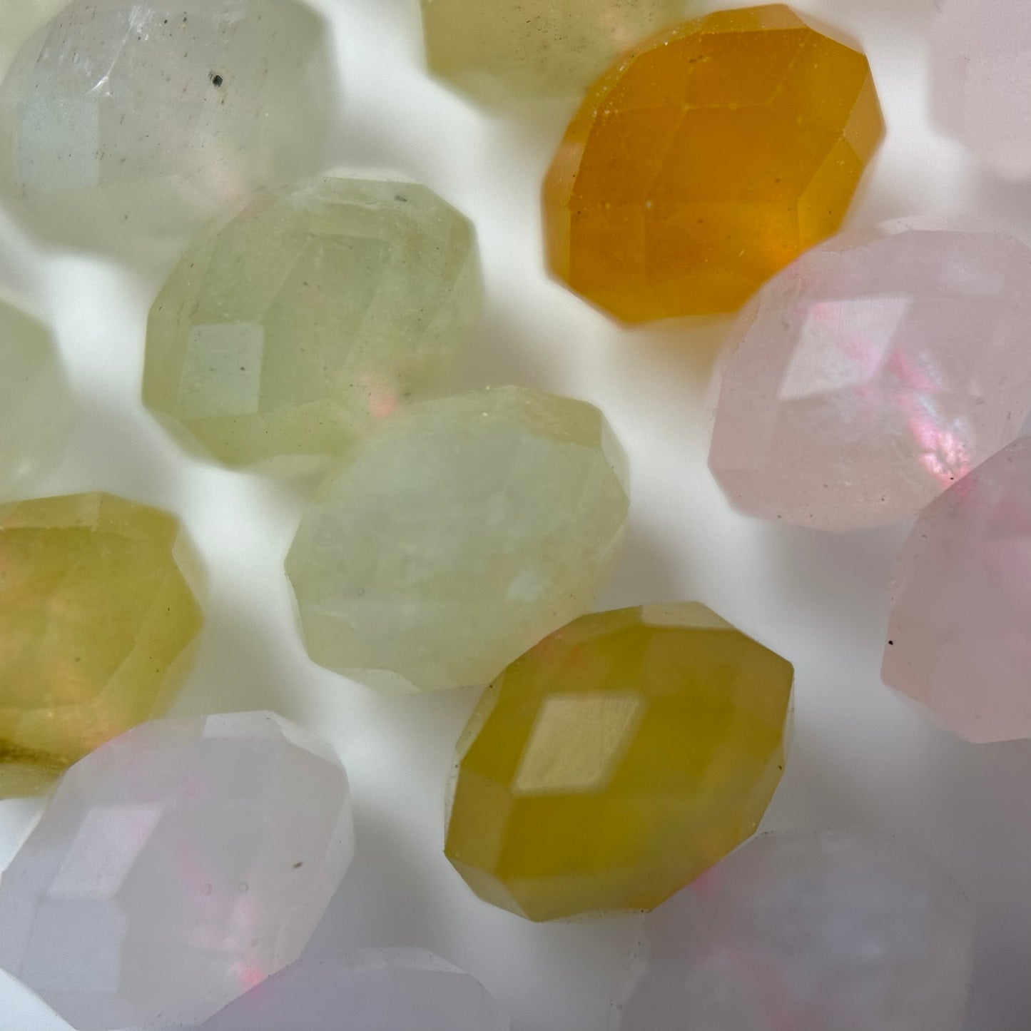 Faceted Aquamarine Rondelle Gemstone Beads image 7