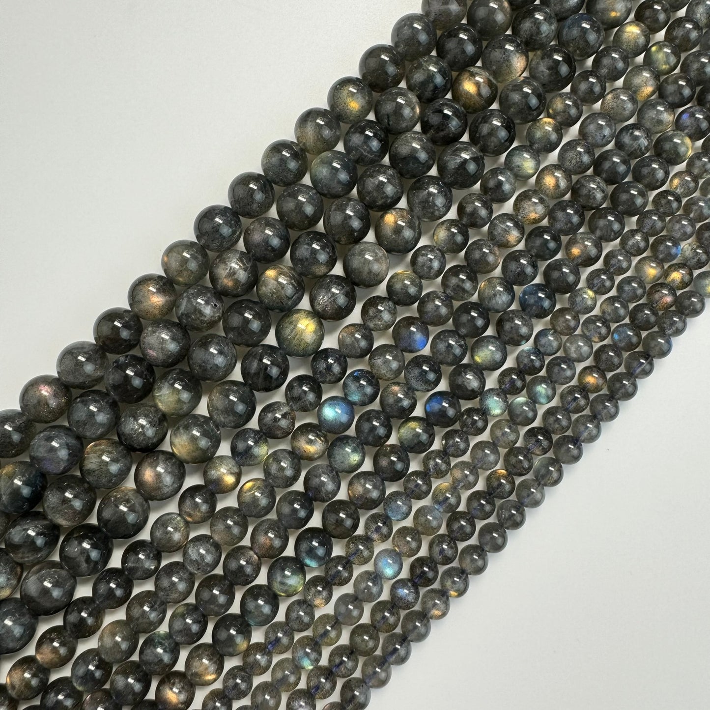 Fire Labradorite Polished Round Beads image 6