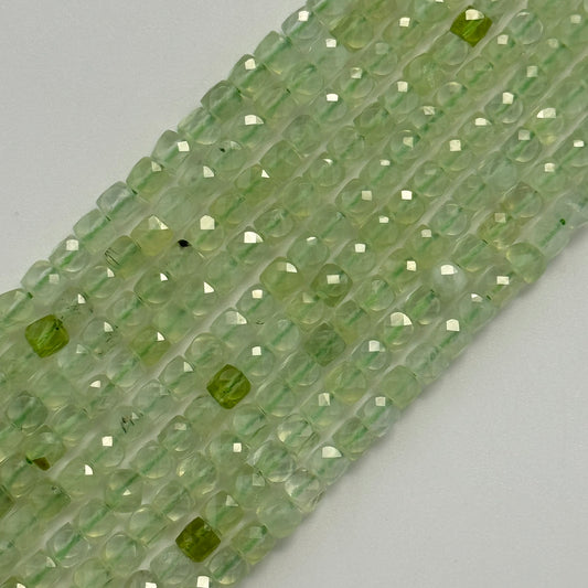 Prehnite Square Beads
