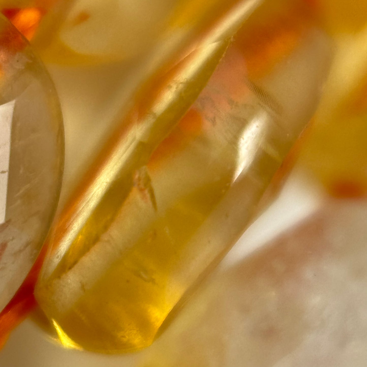 Citrine Faceted Oval Beads image 6