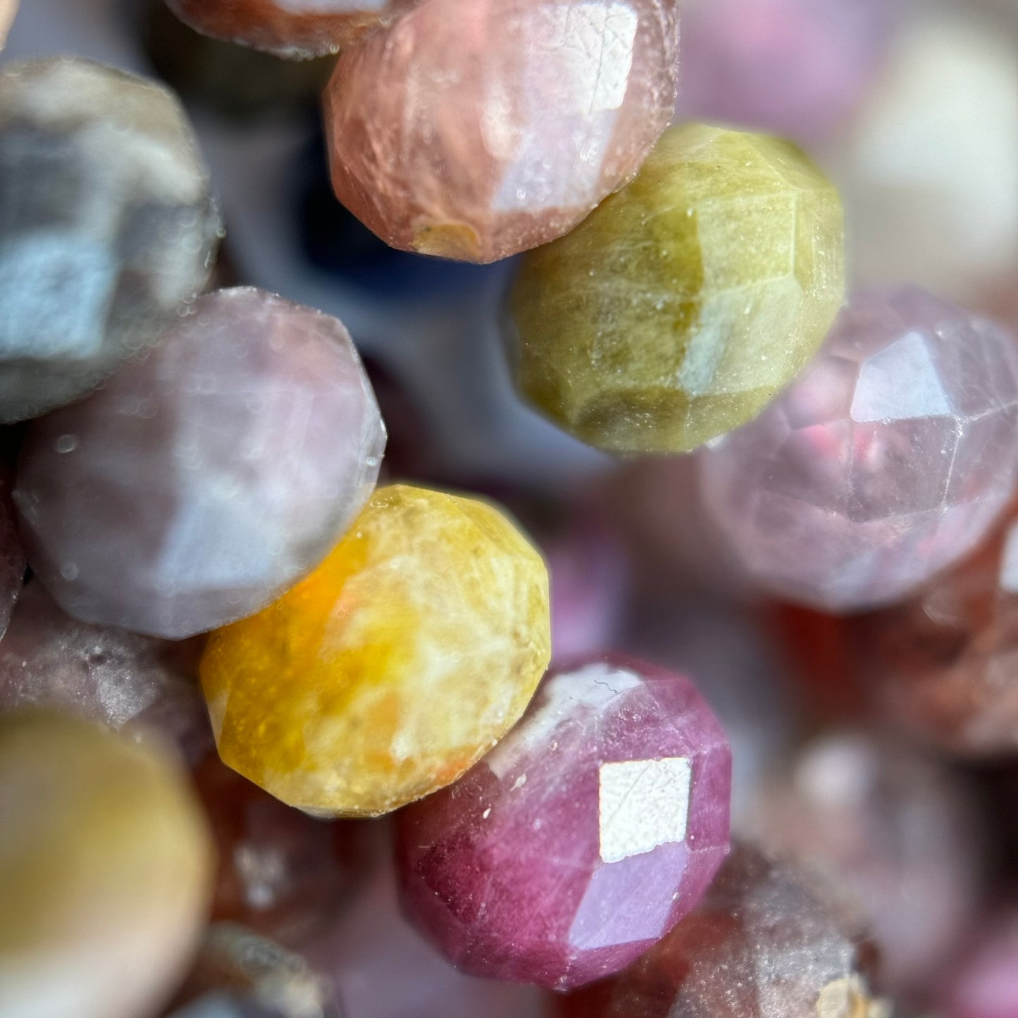 Spinel Faceted Rondelle Beads (AAA Quality) image 12