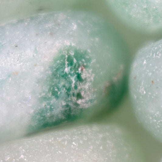 Green Aventurine Quartz Frosted Rondelle Beads