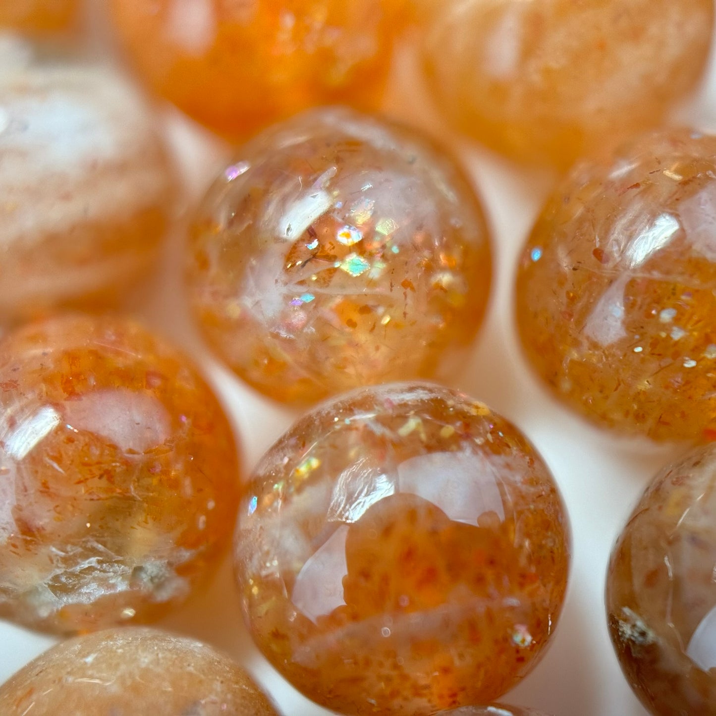 Sunstone A Quality Polished Round Beads image 7