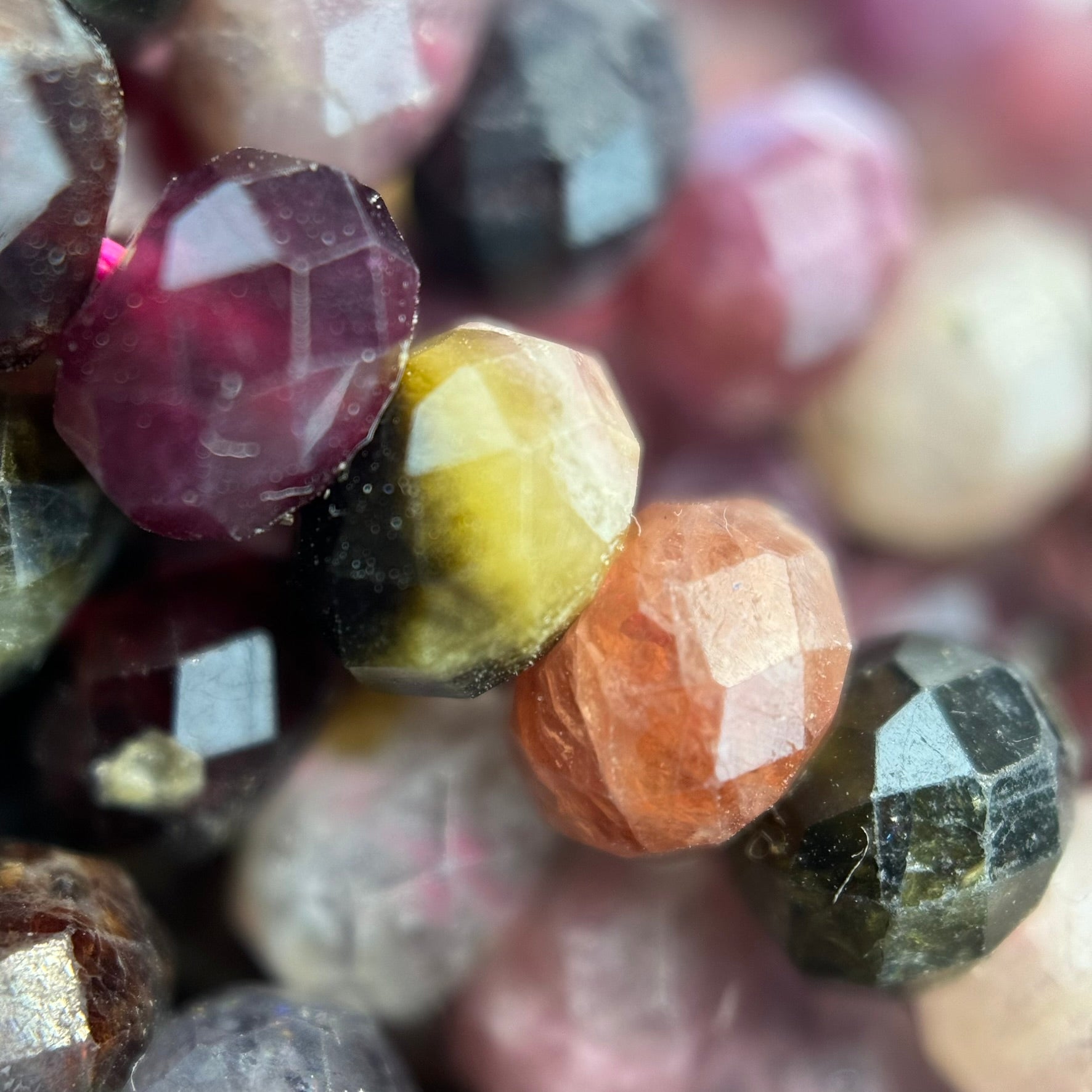 Spinel Faceted Rondelle Beads (AAA Quality) image 13