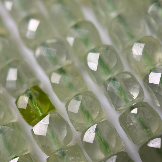 Prehnite Square Beads