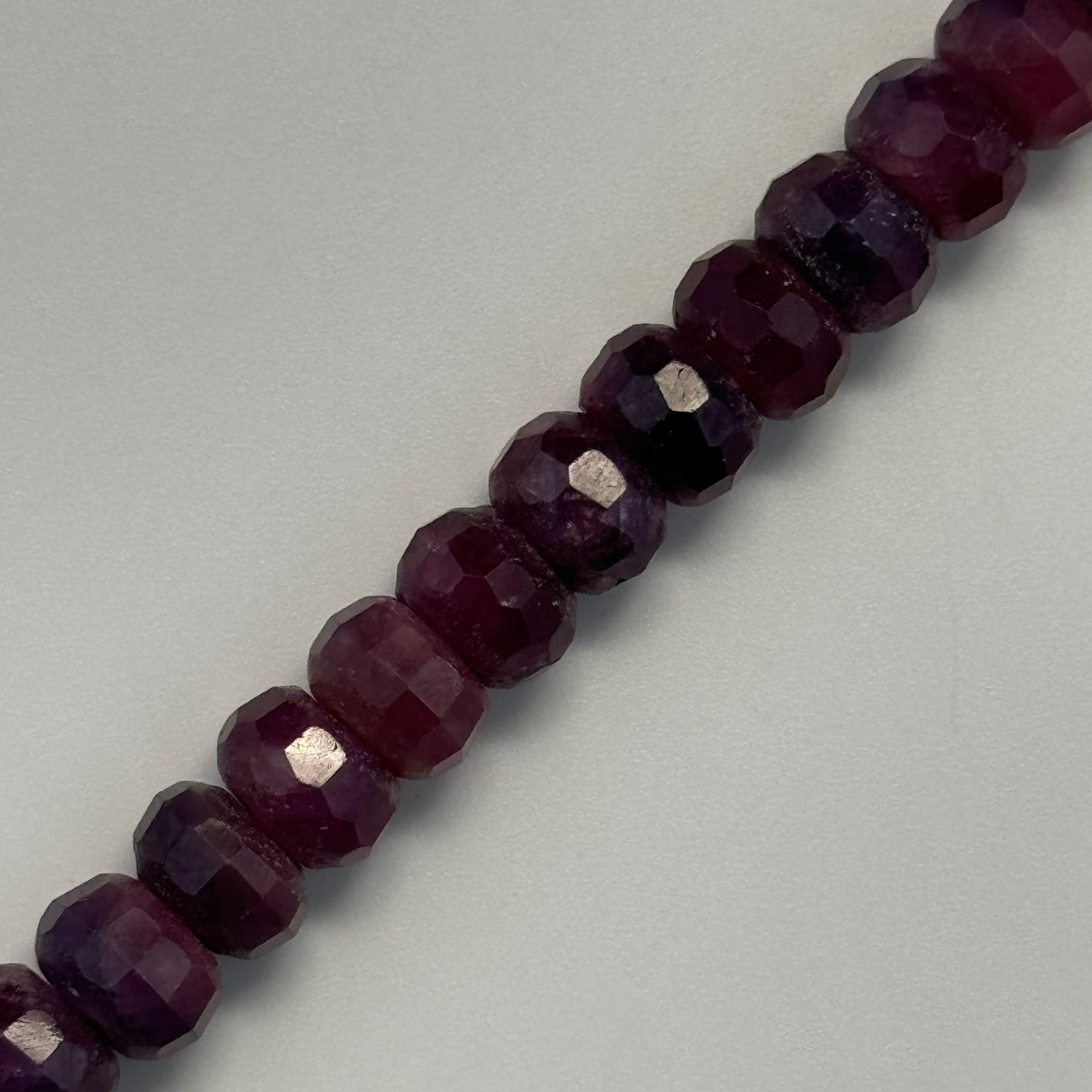High Quality Faceted Rondelle Beads image 1