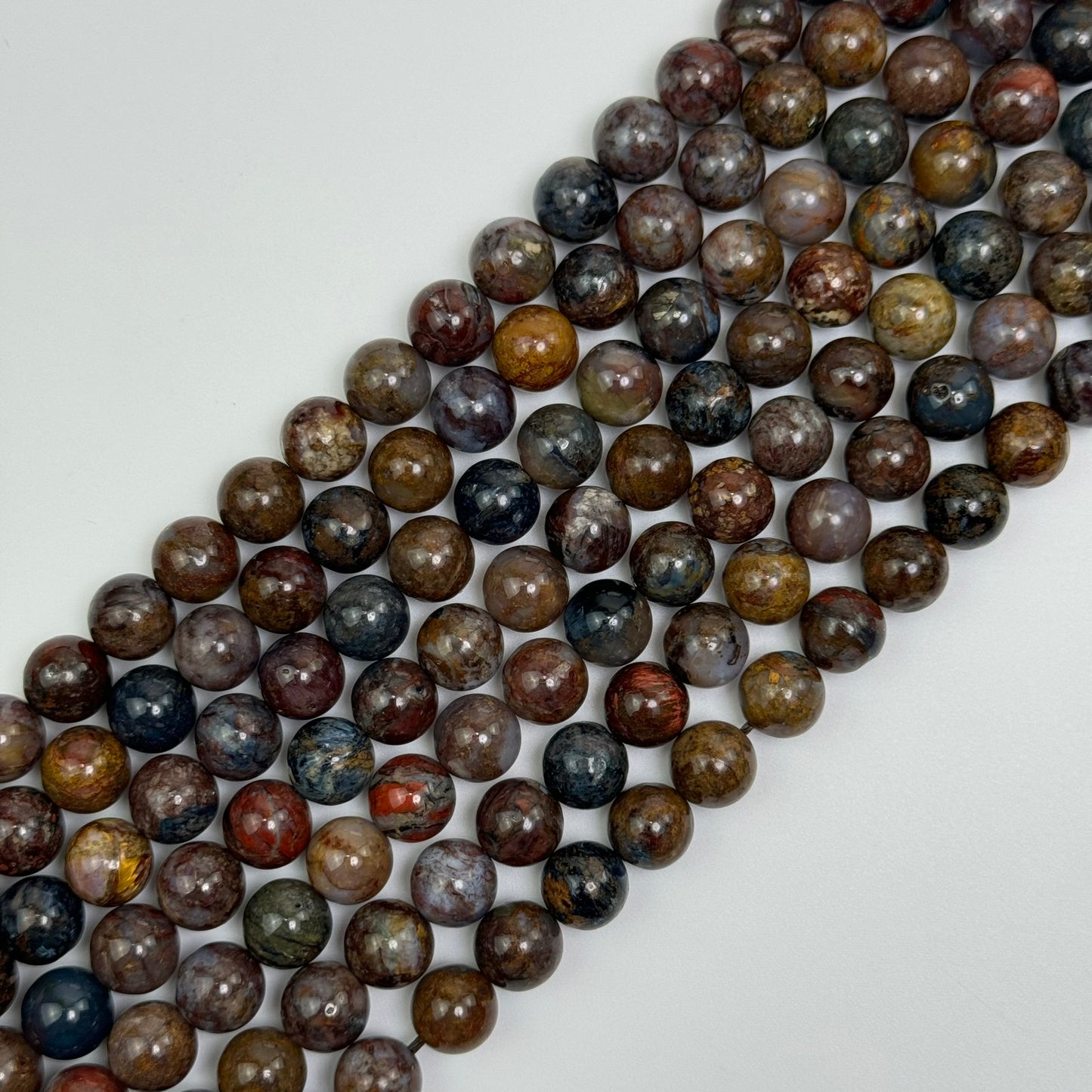 Pietersite Round Polished Beads Round Beads image 0