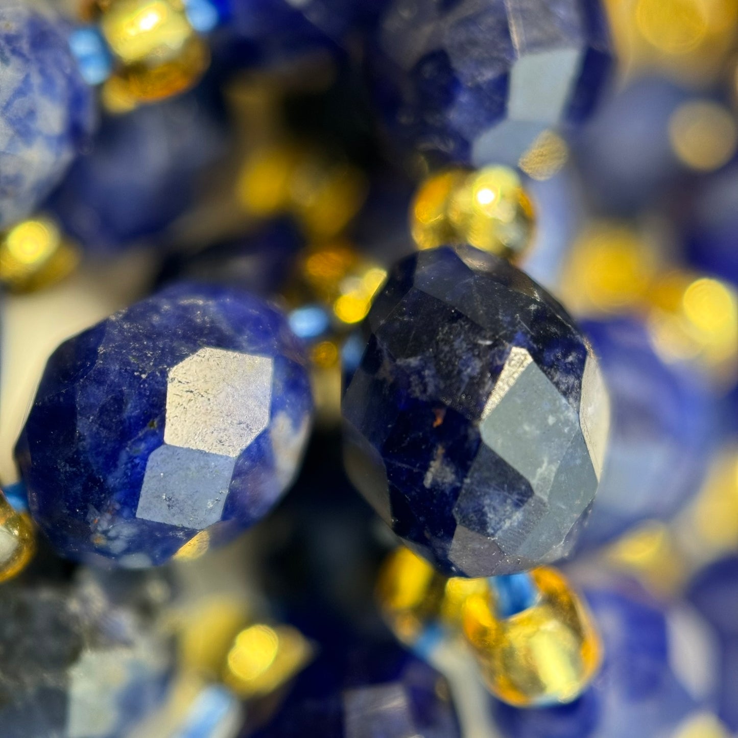 Sodalite AA Faceted Barrel 8 Beads image 5