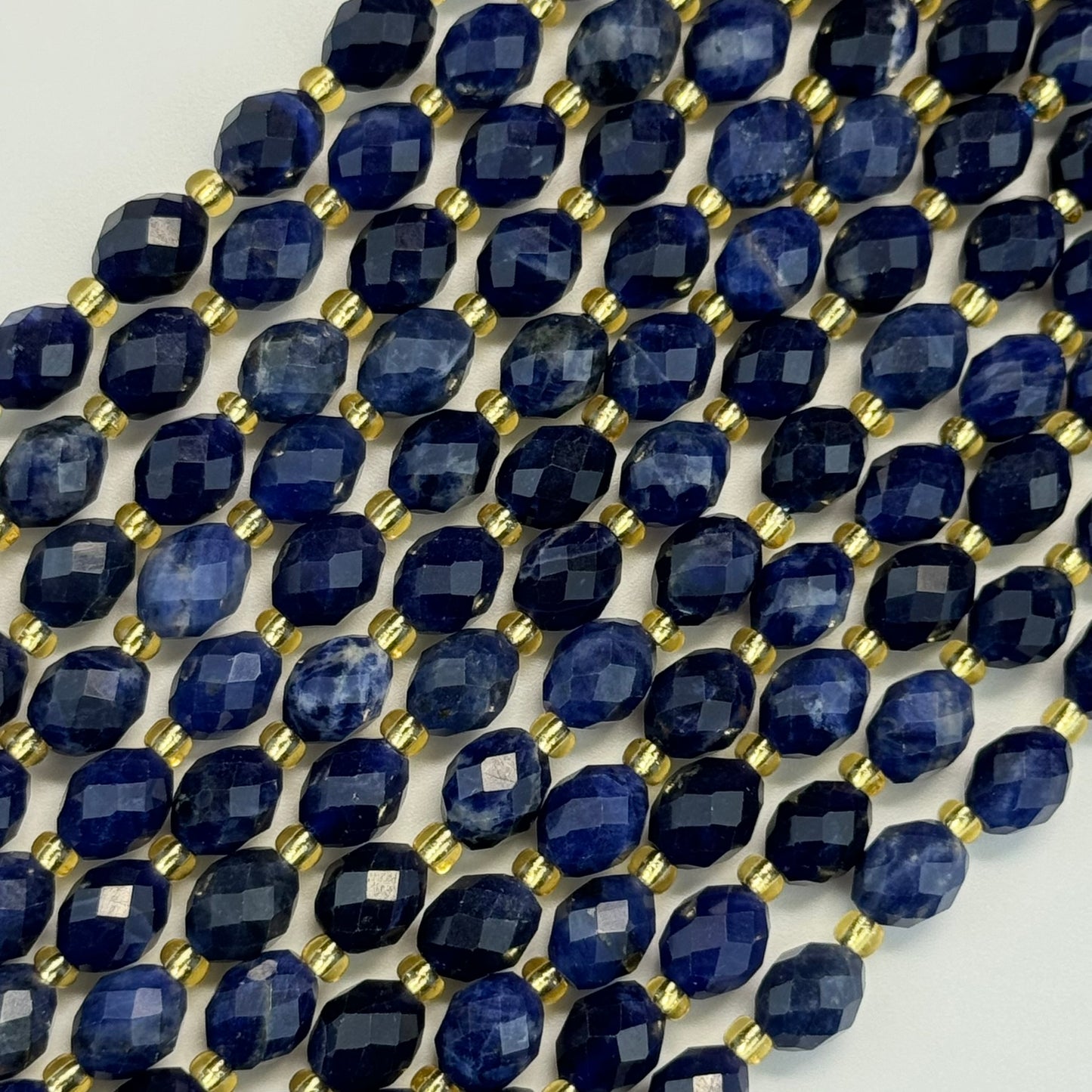 Sodalite AA Faceted Barrel 8 Beads image 4