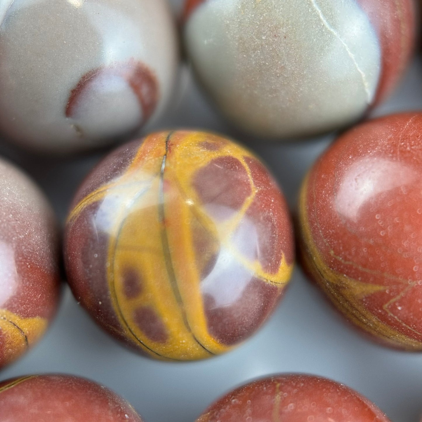 Noreena Jasper Polished Round Beads ( 20mm) image 5