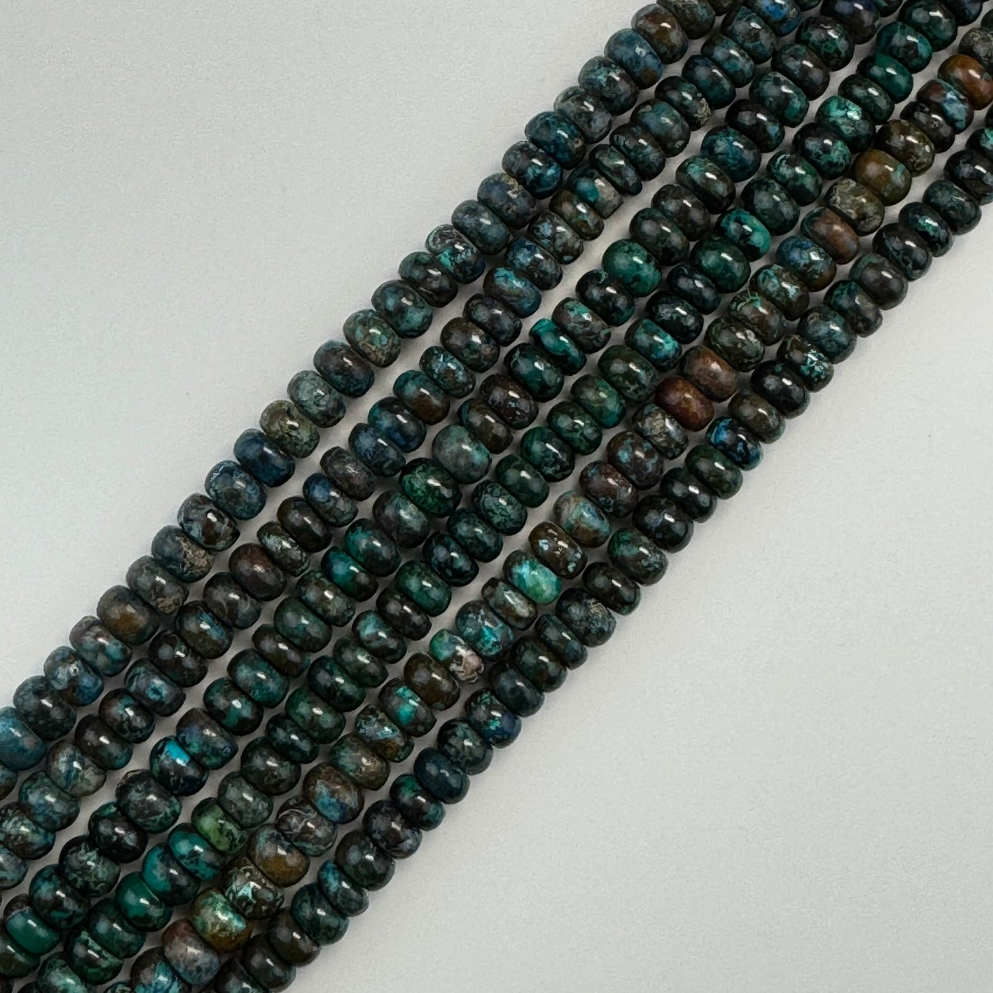 Shattuckite Rondelle Polished Beads- Most Rare Gemstone image 8