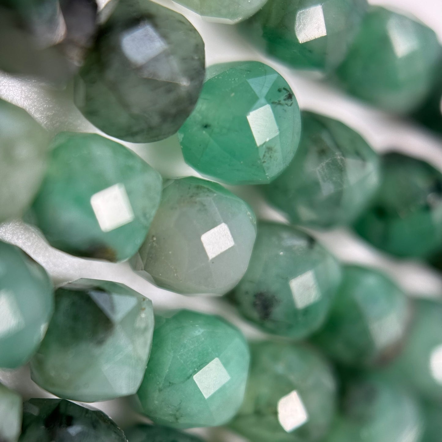 Emerald Square Beads image 1