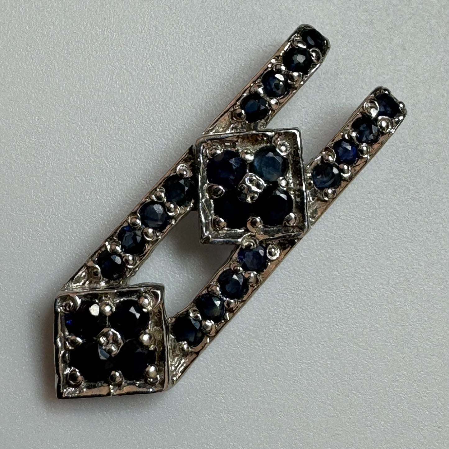 Sapphire Pendant in 925 Sterling Silver image 0