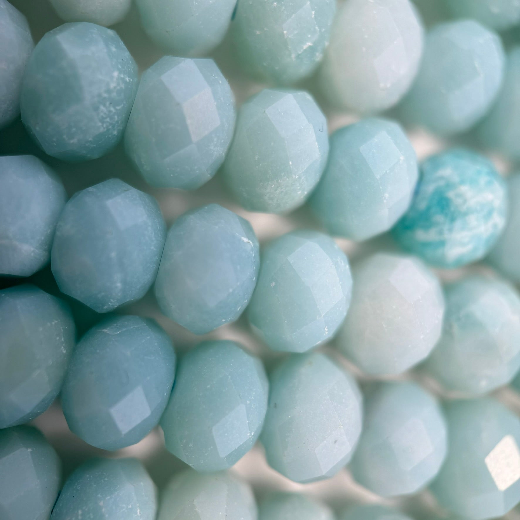 Ocean Jasper Faceted Rondelle Beads image 5