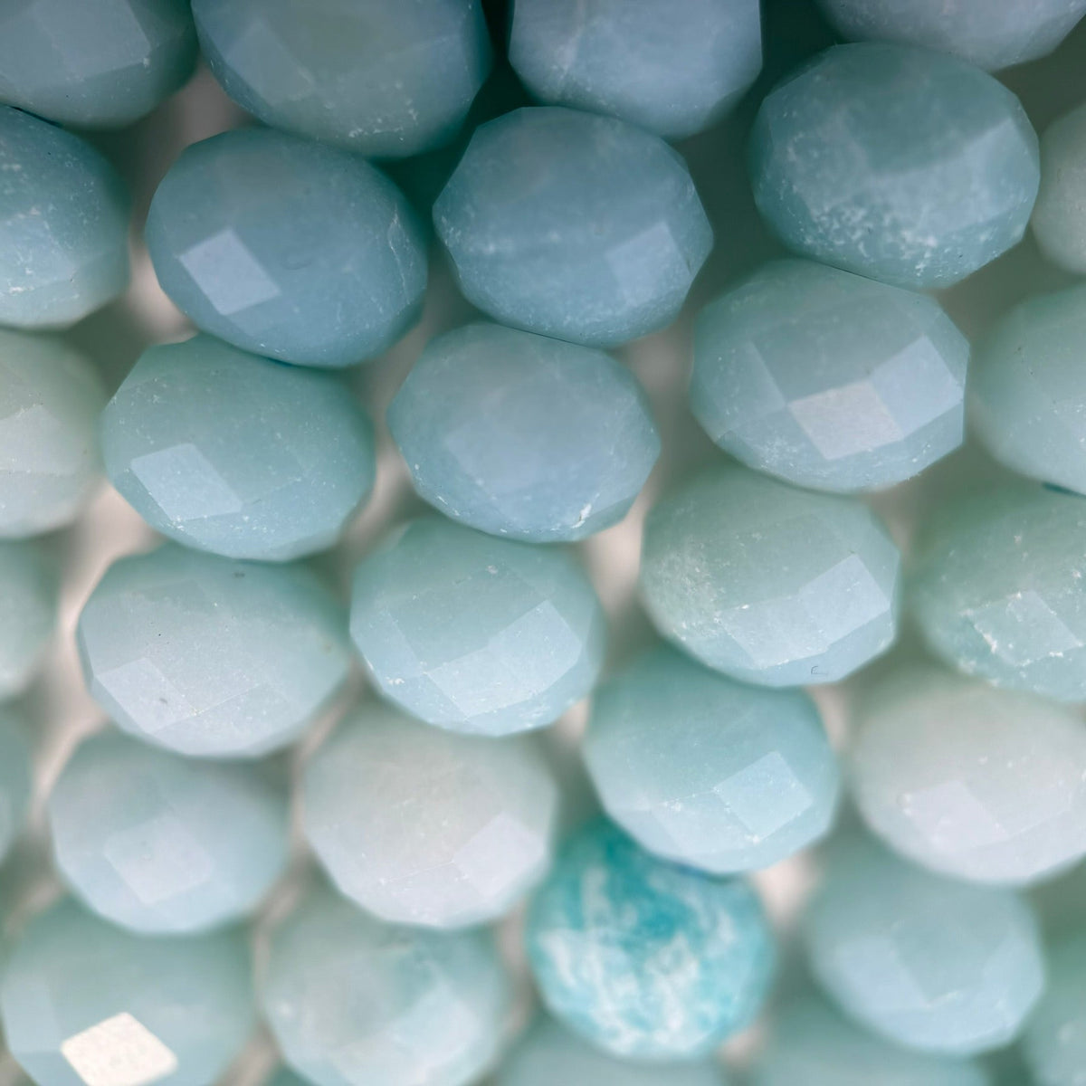 Ocean Jasper Faceted Rondelle Beads image 5