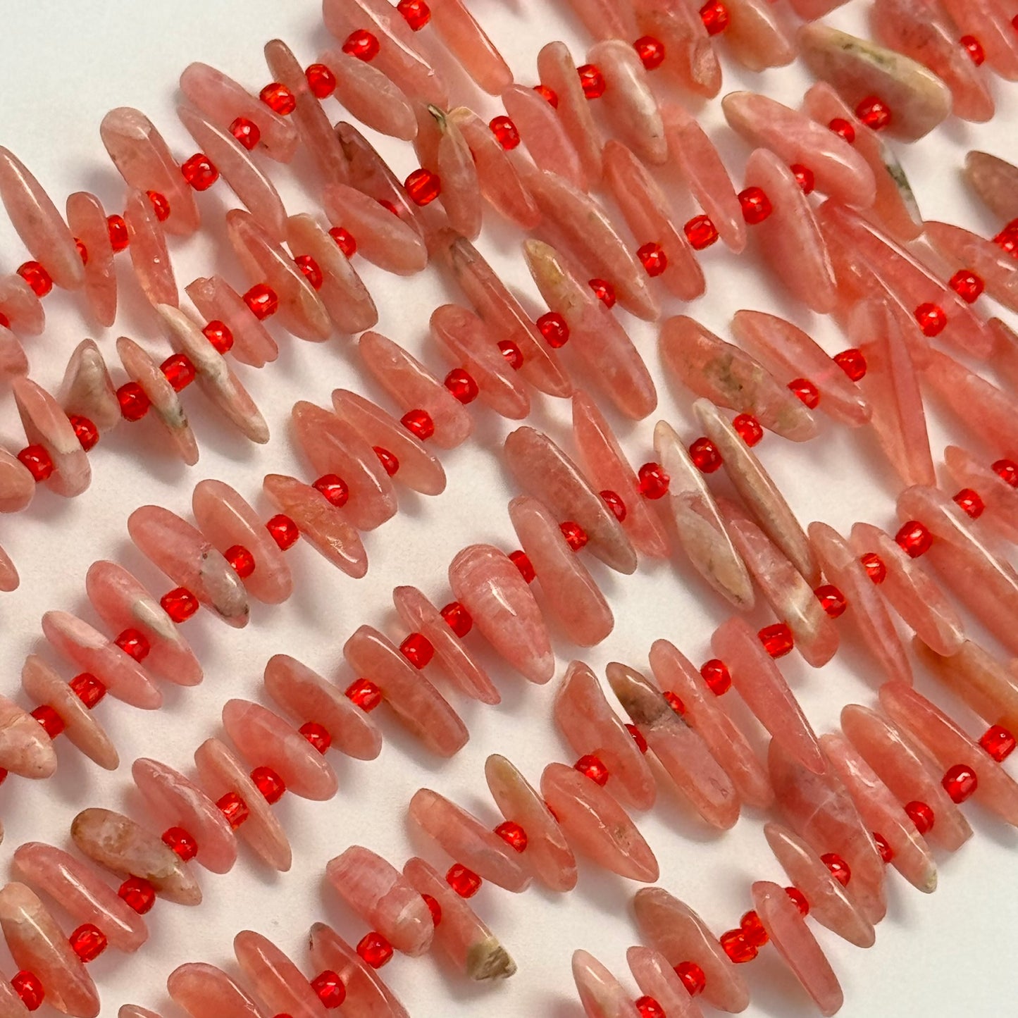 Rhodochrosite Blade Polished Beads image 7