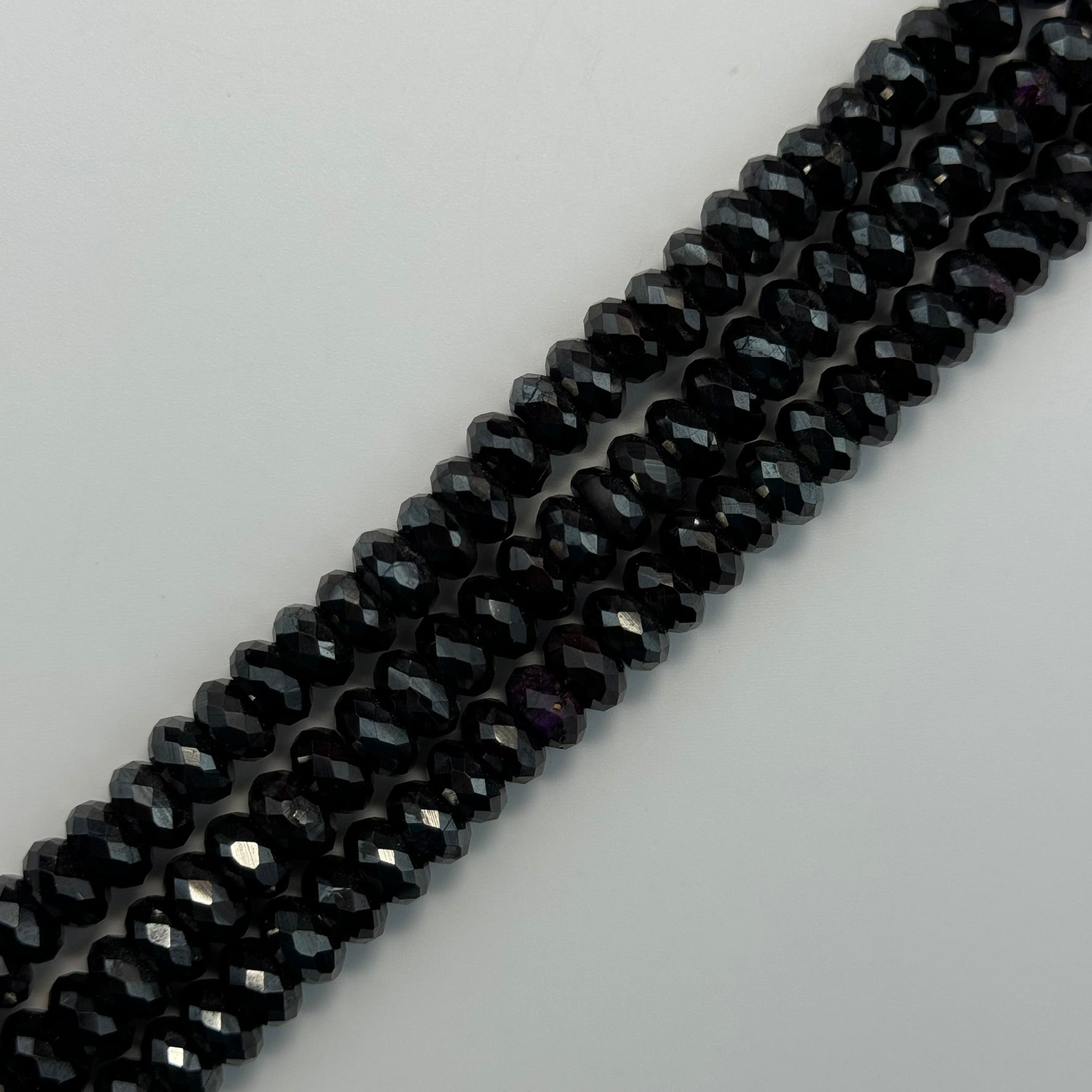 Sugilite Faceted Rondelle Beads image 4