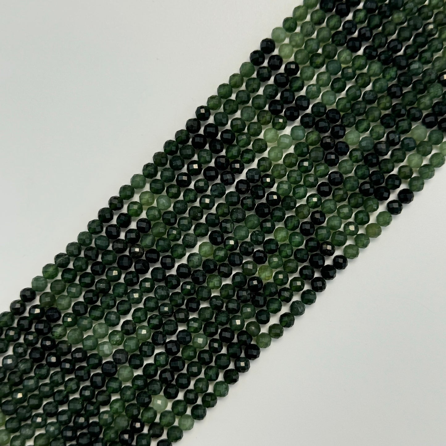 Serpentine Faceted Round Beads image 6