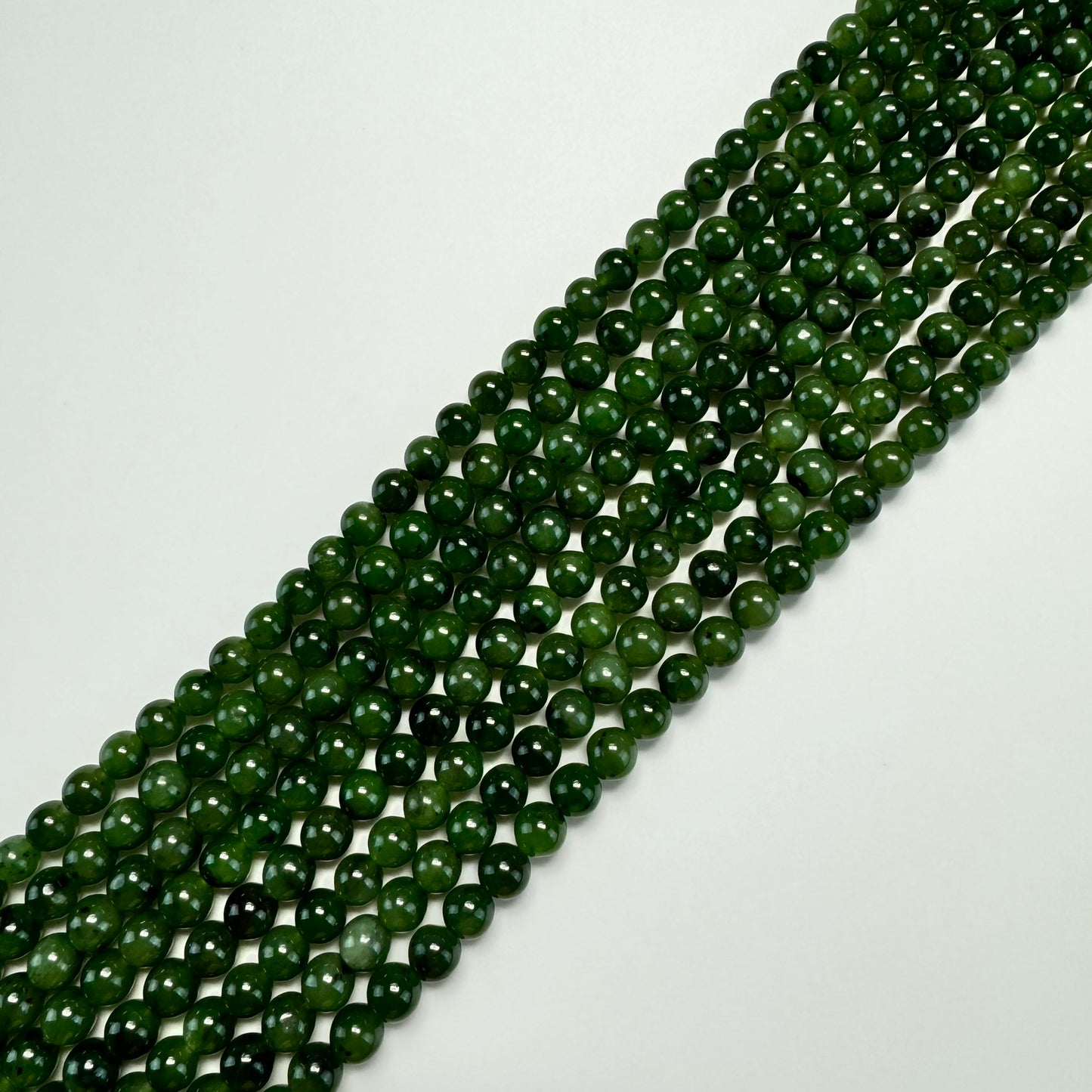 BC Jade AA Polished Round Beads image 9