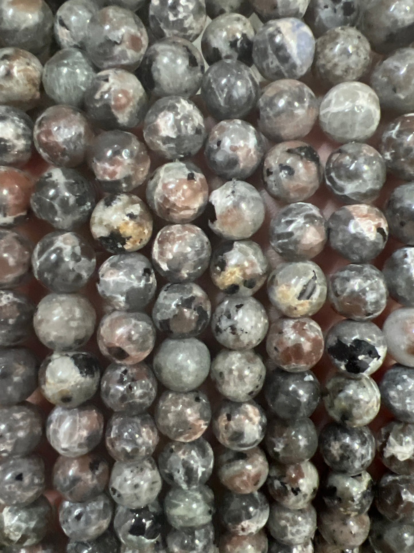 Yooperlite Beads - Polished Round Beads