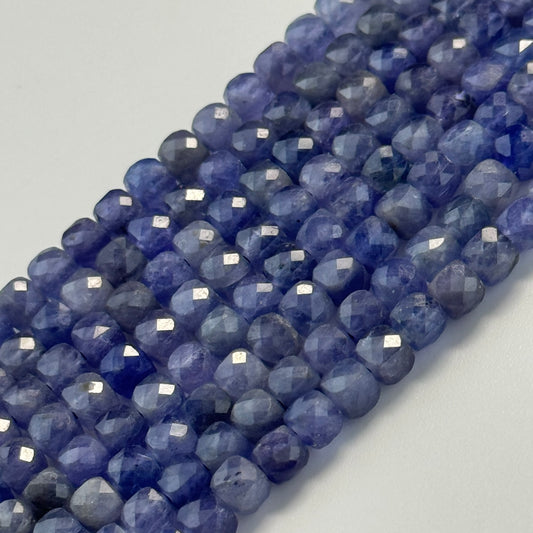 Tanzanite Square Beads
