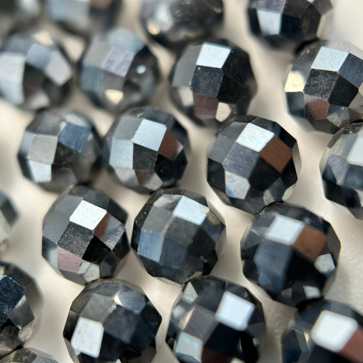Terahertz Faceted Round Beads image 7