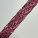 Pink Tourmaline Faceted Round Beads image 7
