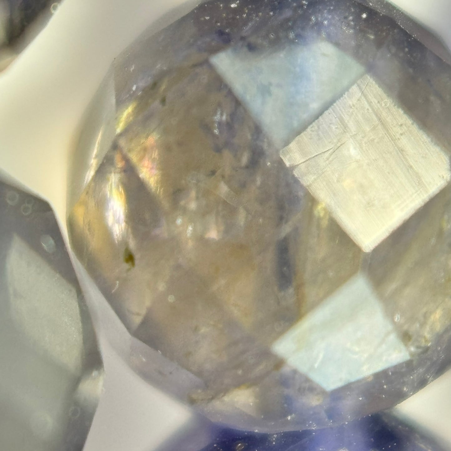 Iolite stone Faceted Round Beads Faceted Round Beads image 6