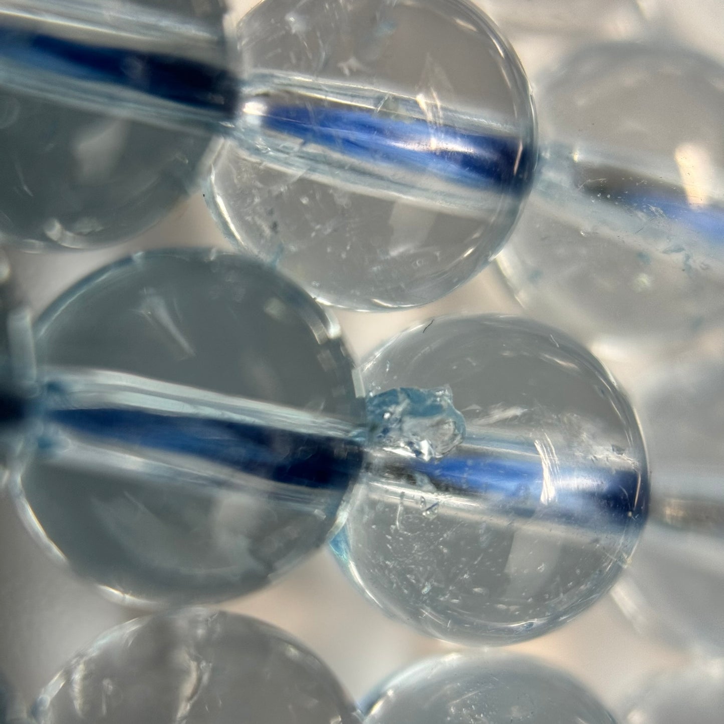 Blue Topaz AAAA Polished Round Beads image 1