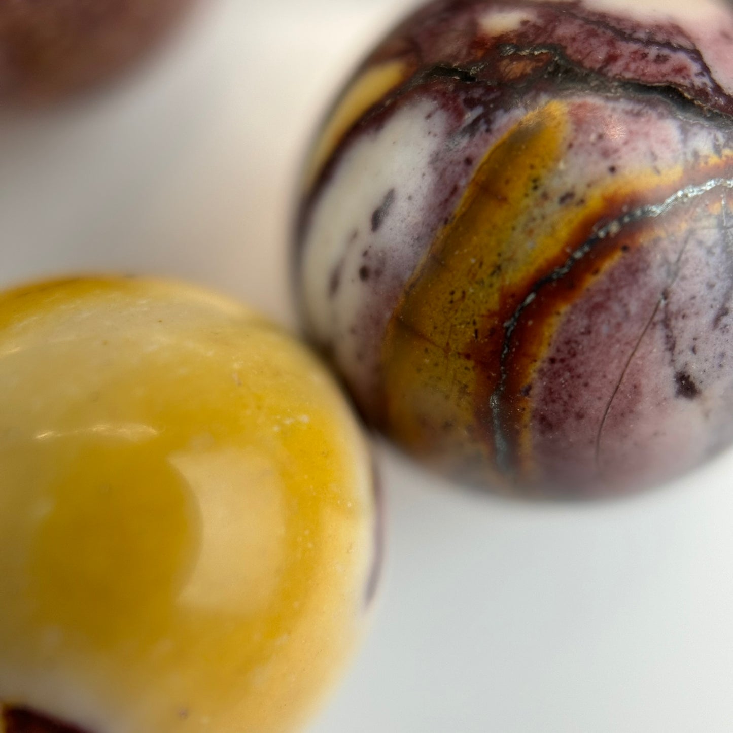 Mookaite Round Polished Beads image 6