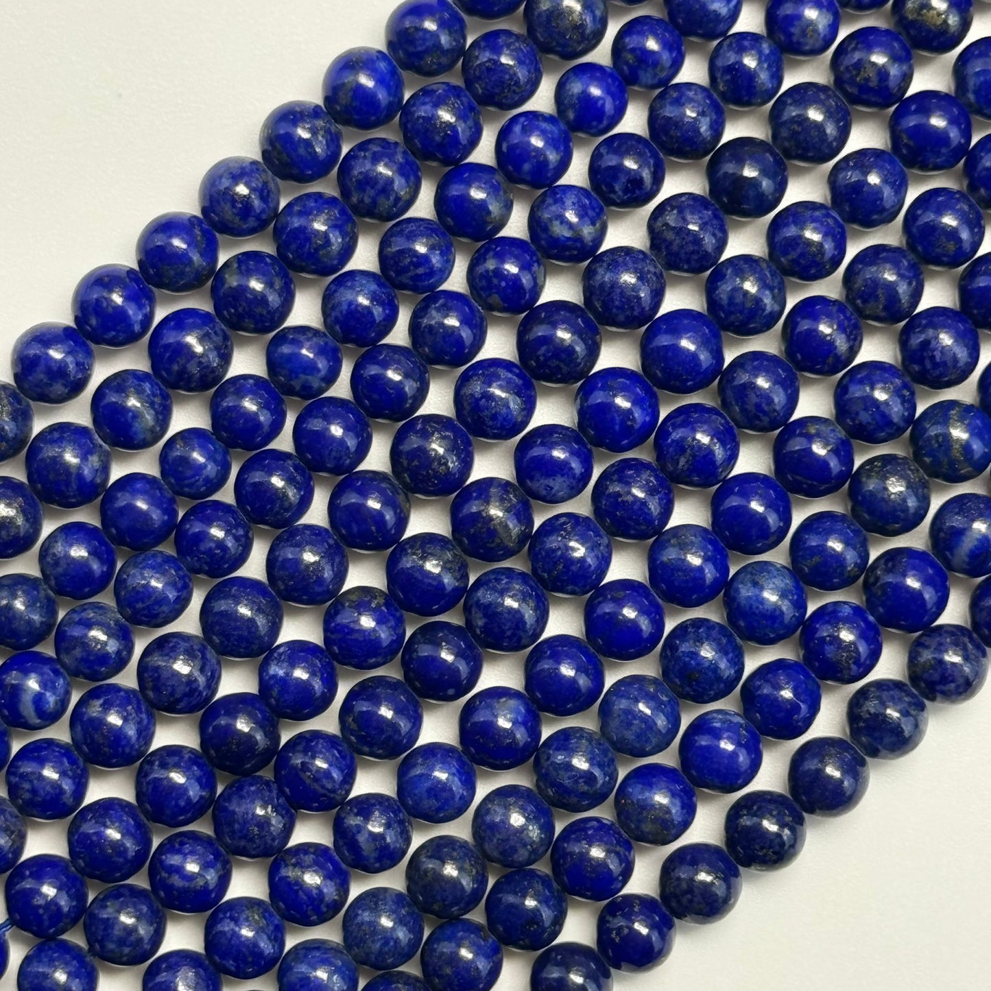 Lapis Lazuli AAA Polished Round Beads image 4