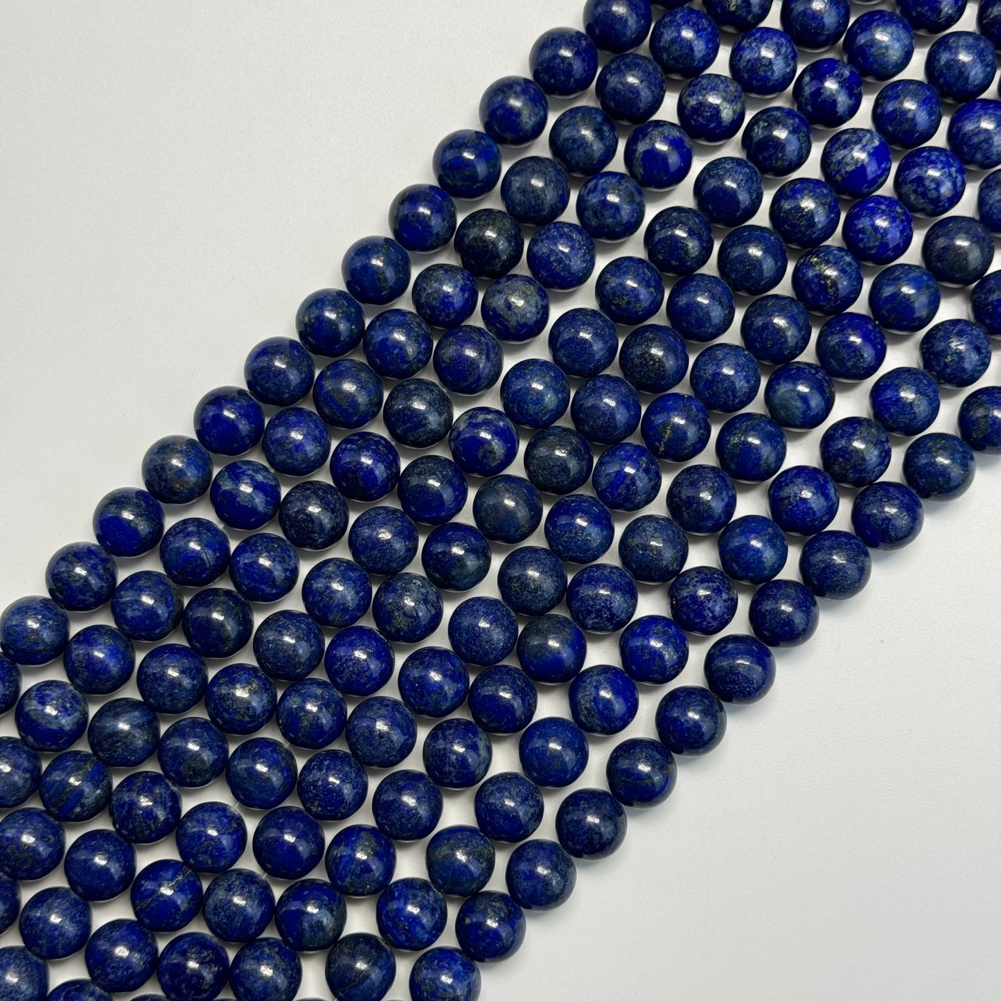 Lapis Lazuli AAA Polished Round Beads image 9
