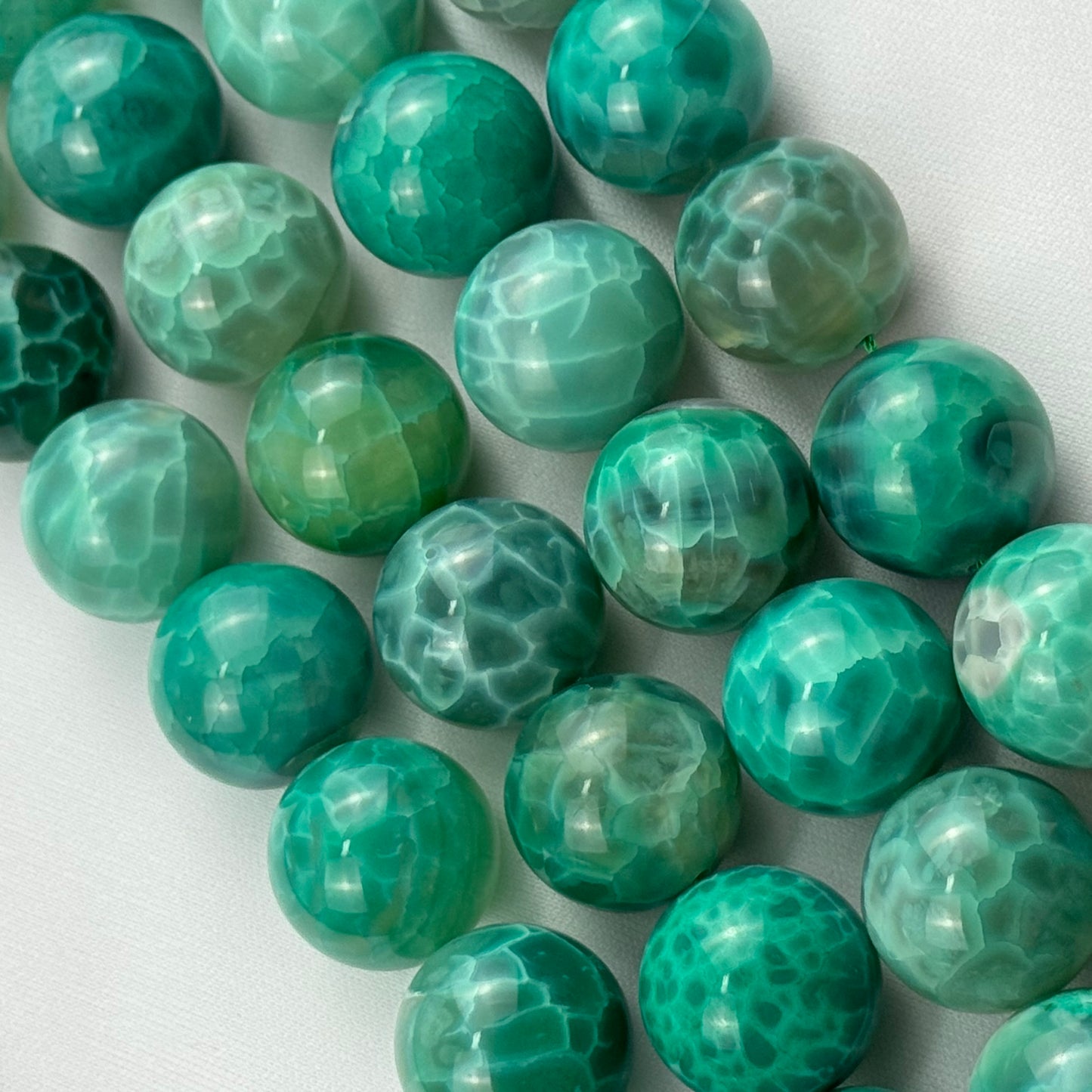 Dyed Green Agate Polished Round Beads (20mm) image 5