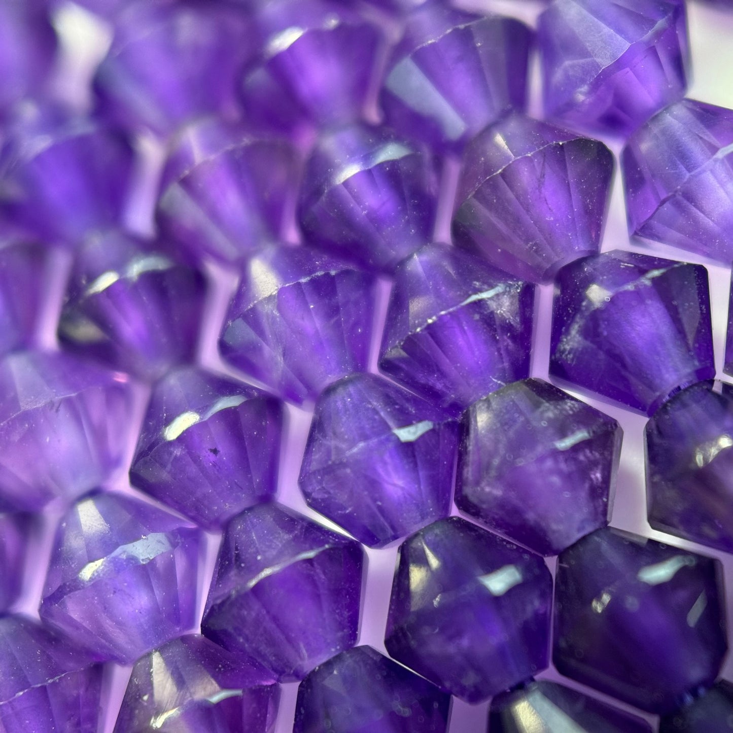 Amethyst Space Ship Beads image 2