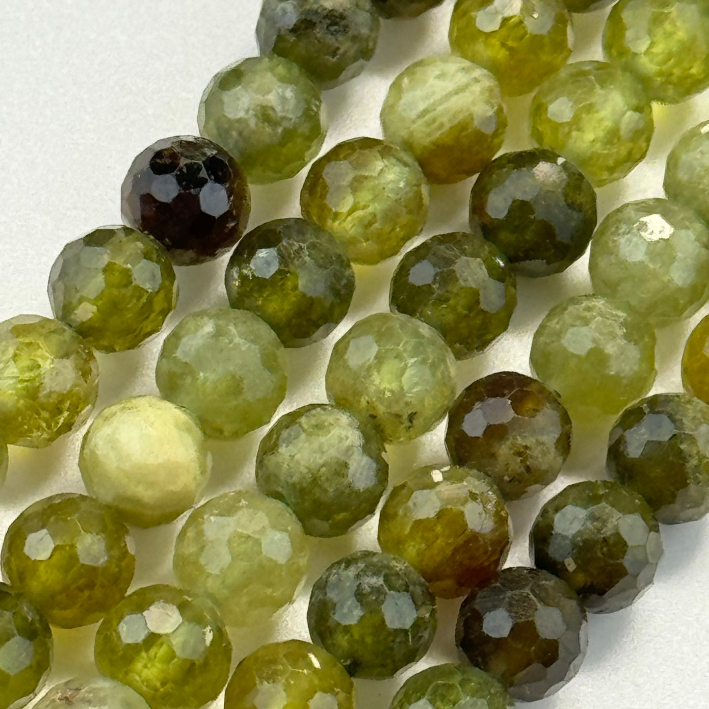 Garnet Faceted Round Beads image 5