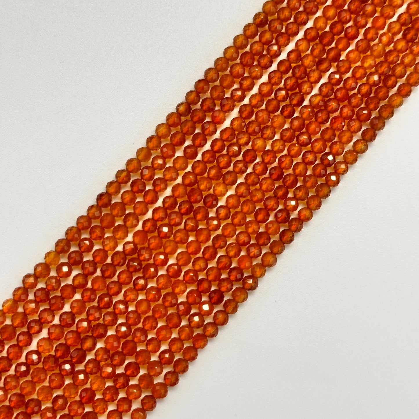 Carnelian Faceted Round Beads image 3