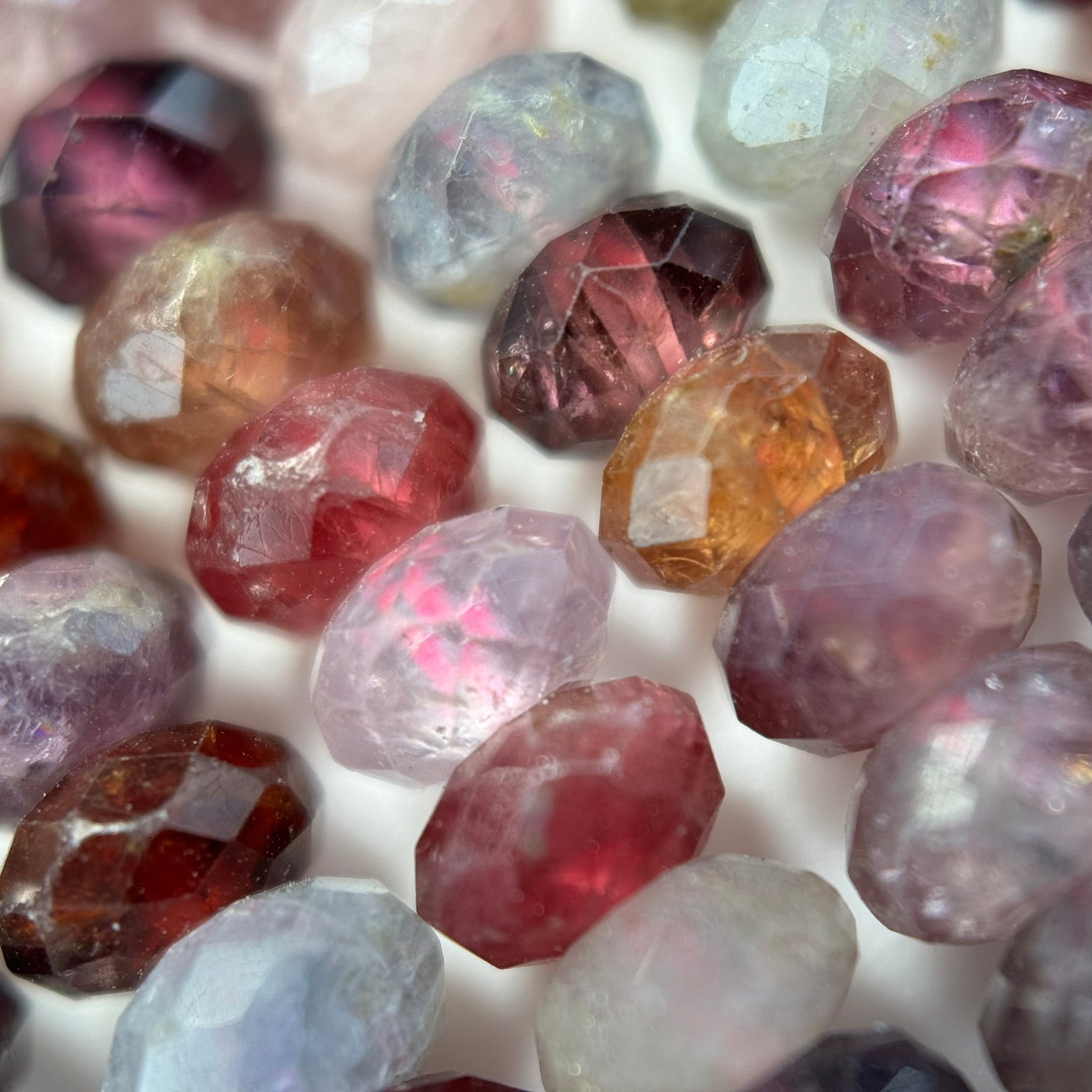 Spinel Faceted Rondelle Beads (AAA Quality) image 1