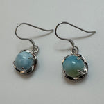 Handmade Larimar 925 Sterling Silver Earrings image 7