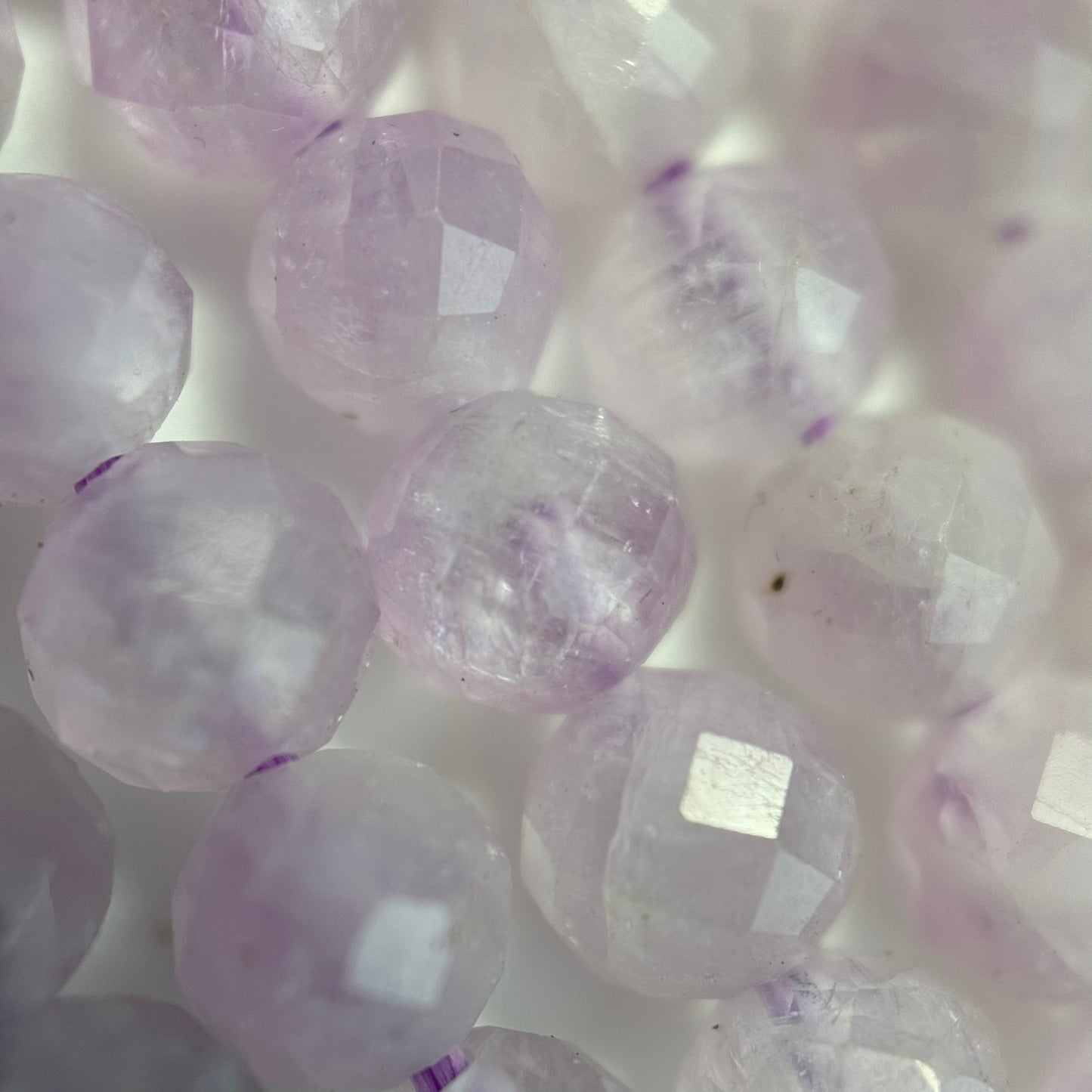 Kunzite Faceted Round Beads image 5