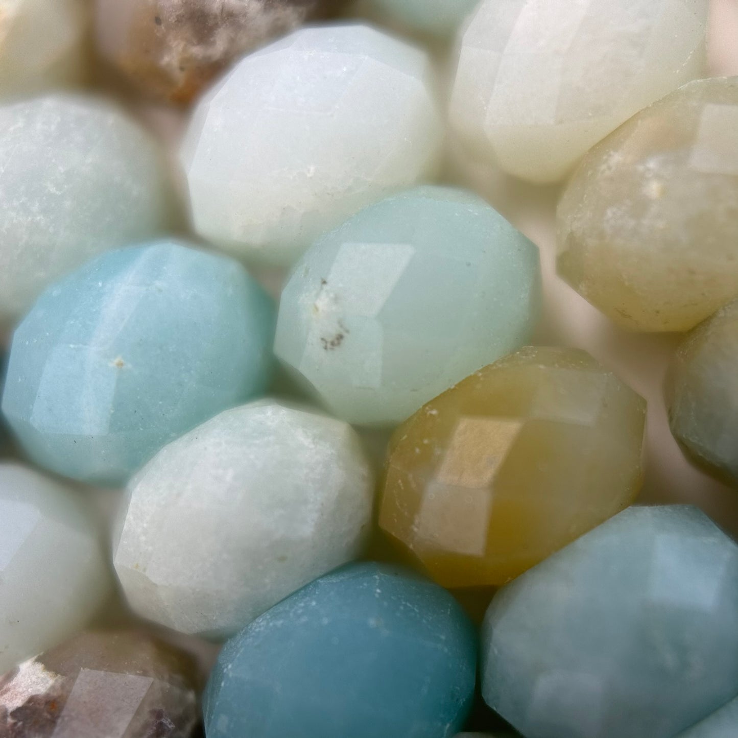 Ocean Jasper Faceted Rondelle Beads image 4