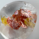 Quartz Cabochon with Lepidocrocite Inclusion image 5
