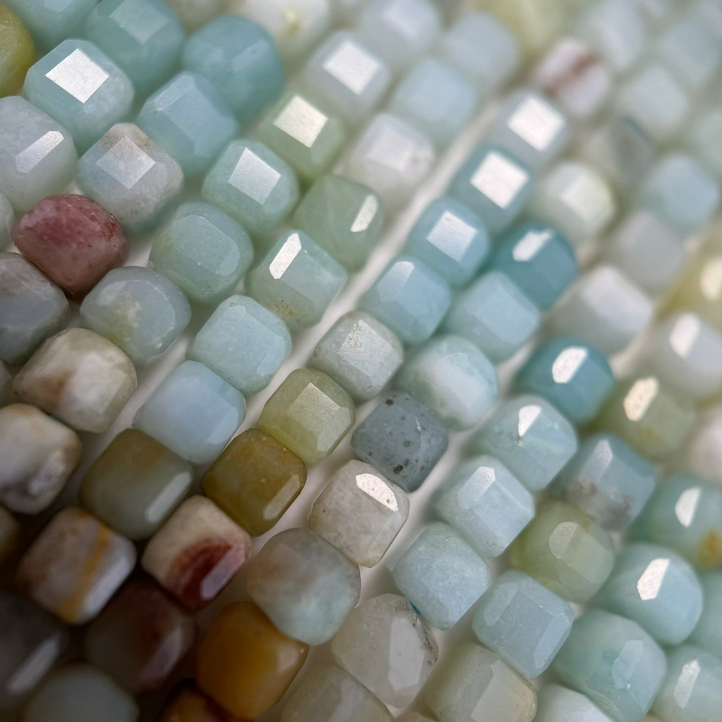 Ocean Jasper Square Beads image 6