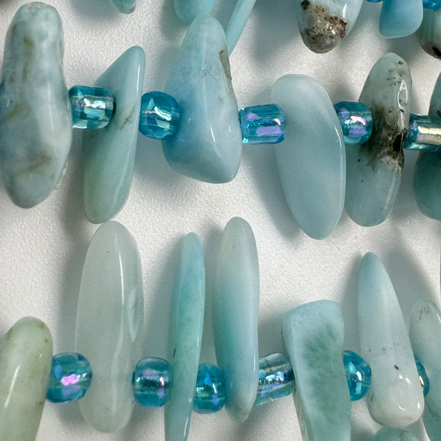 Larimar Blade Polished Beads image 5