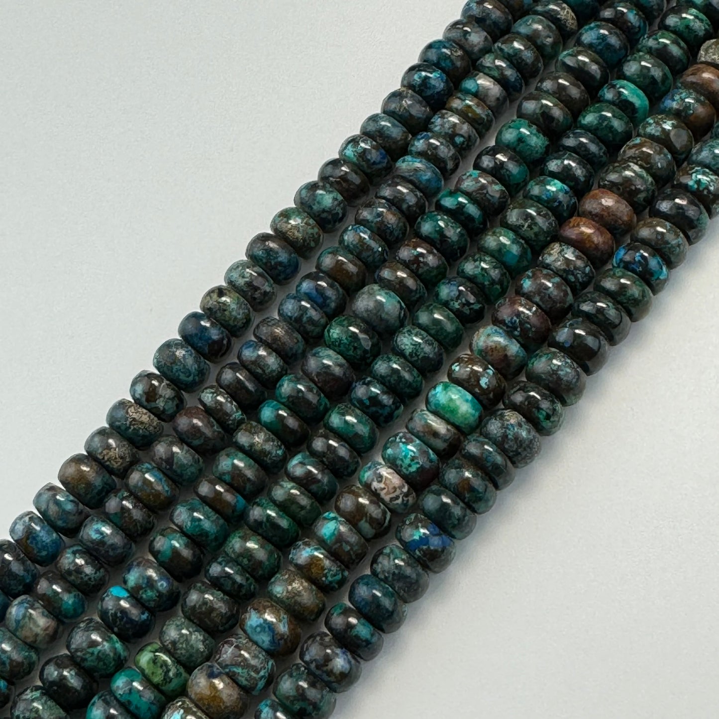 Shattuckite Rondelle Polished Beads- Most Rare Gemstone image 4