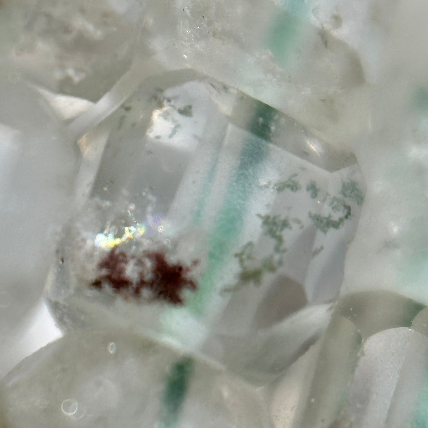 Lodalite Quartz Square Beads image 4