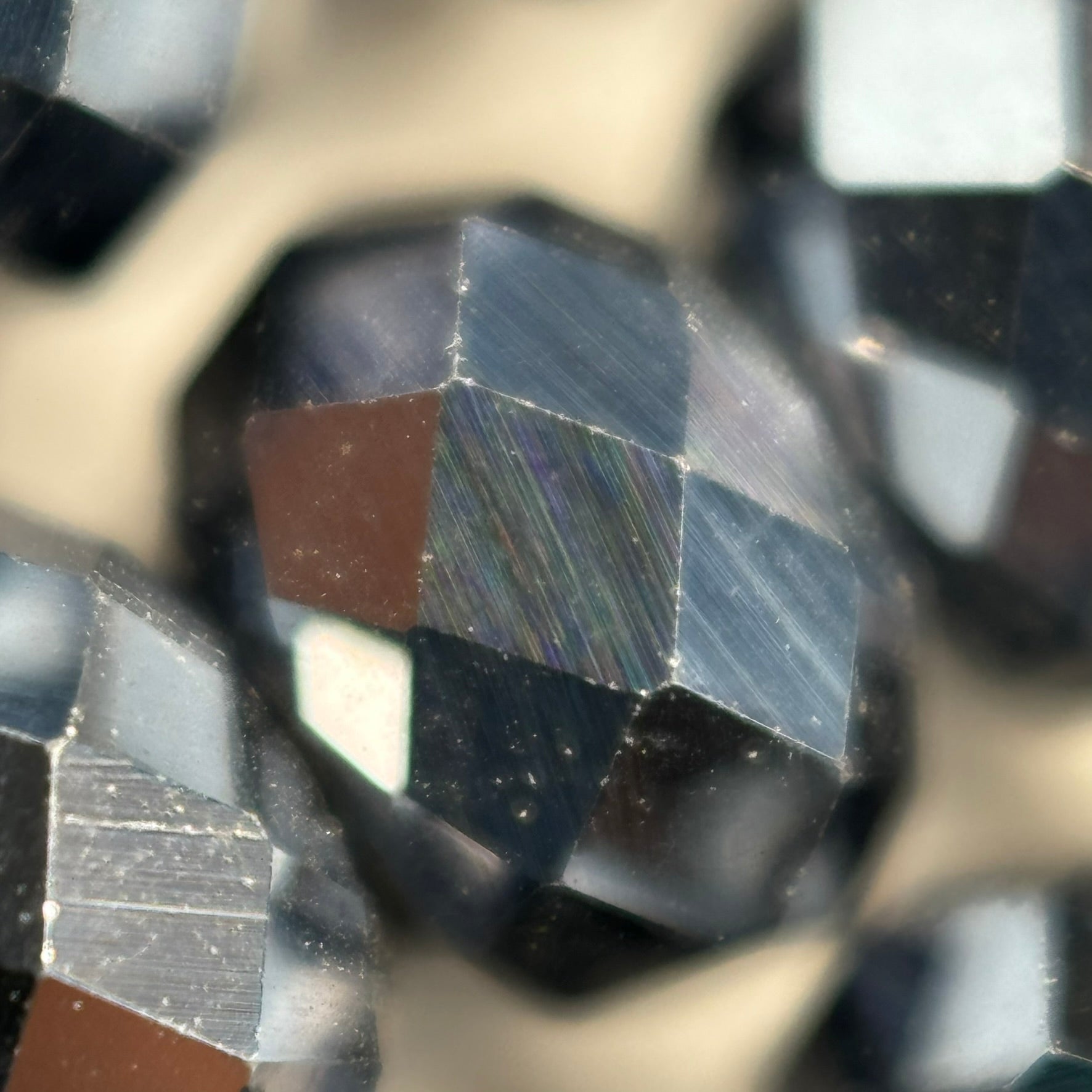 Terahertz Faceted Rondelle Beads image 1