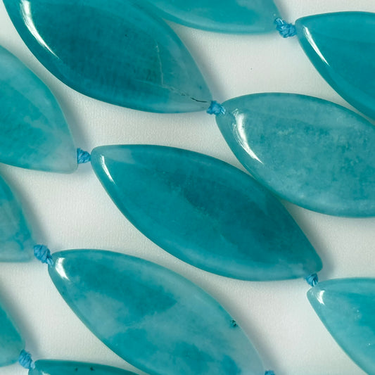 Amazonite Marquise Gemstone Beads - (AA Quality)