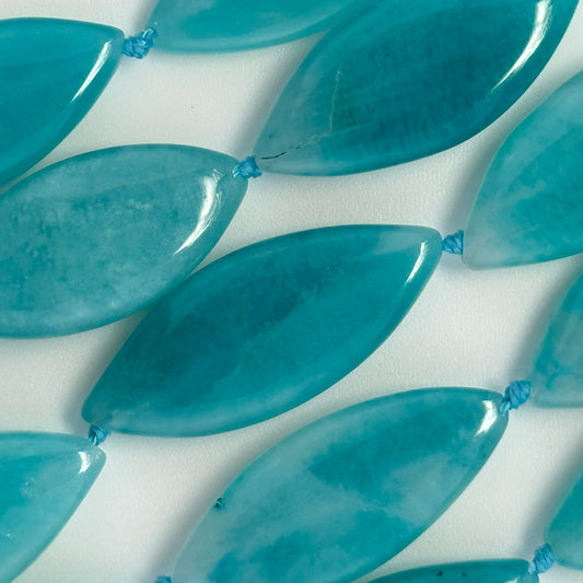 Amazonite Marquise Gemstone Beads - (AA Quality)