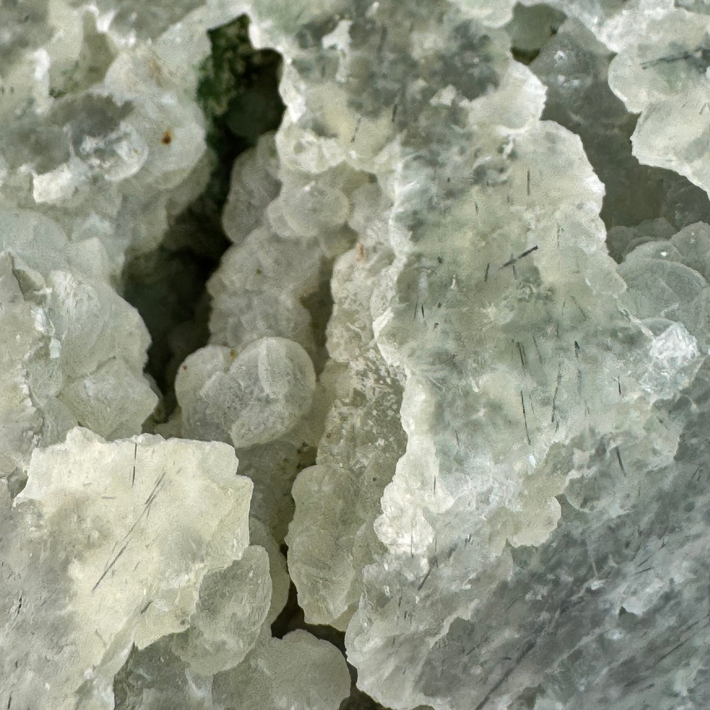 Prehnite Tower with Druzy and Epidote image 3