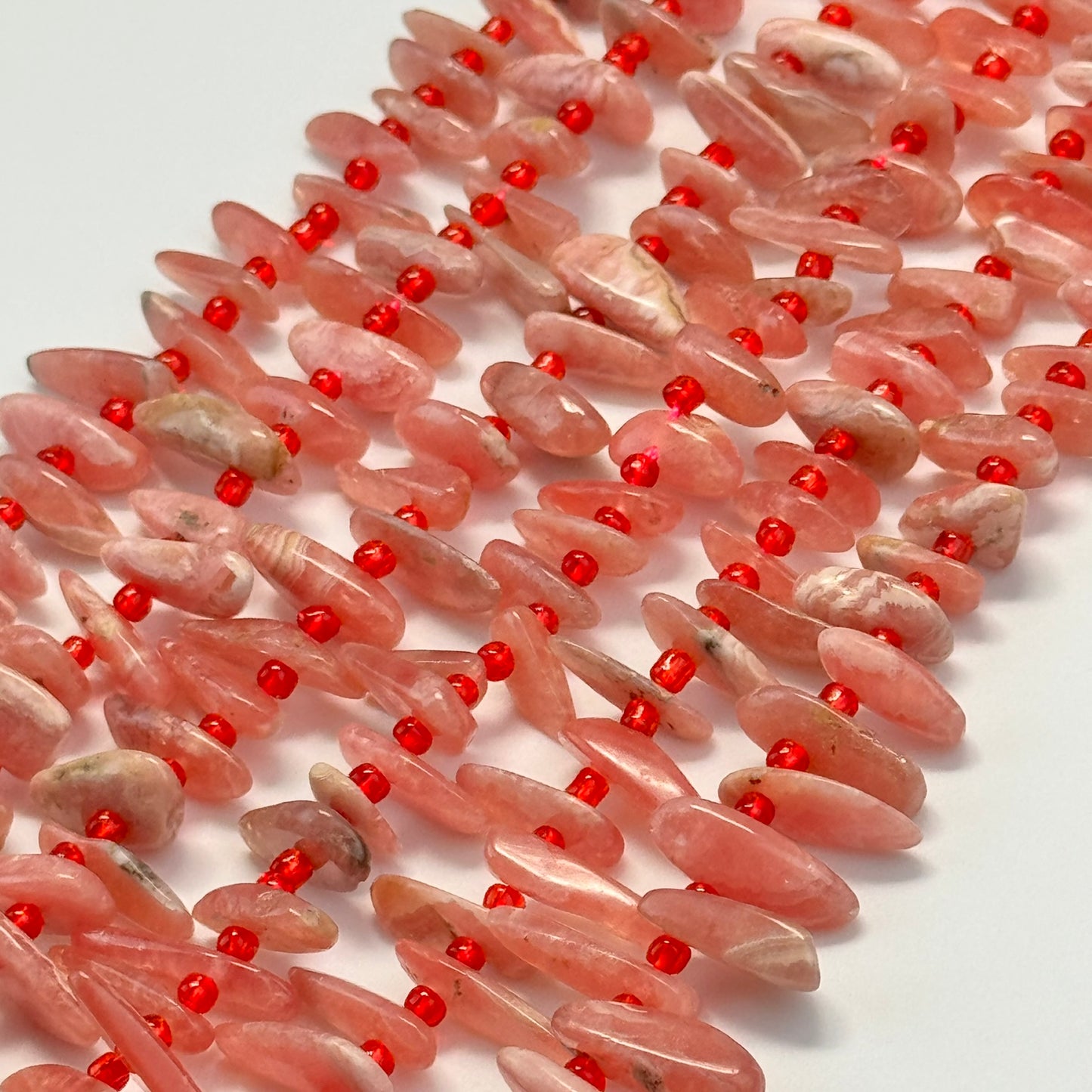 Rhodochrosite Blade Polished Beads image 0